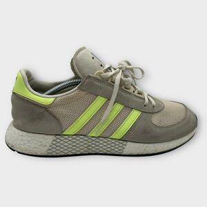 Adidas Originals Marathon Tech Clear‎ Brown Hi Res Yellow Mens Size 12.5 Boost